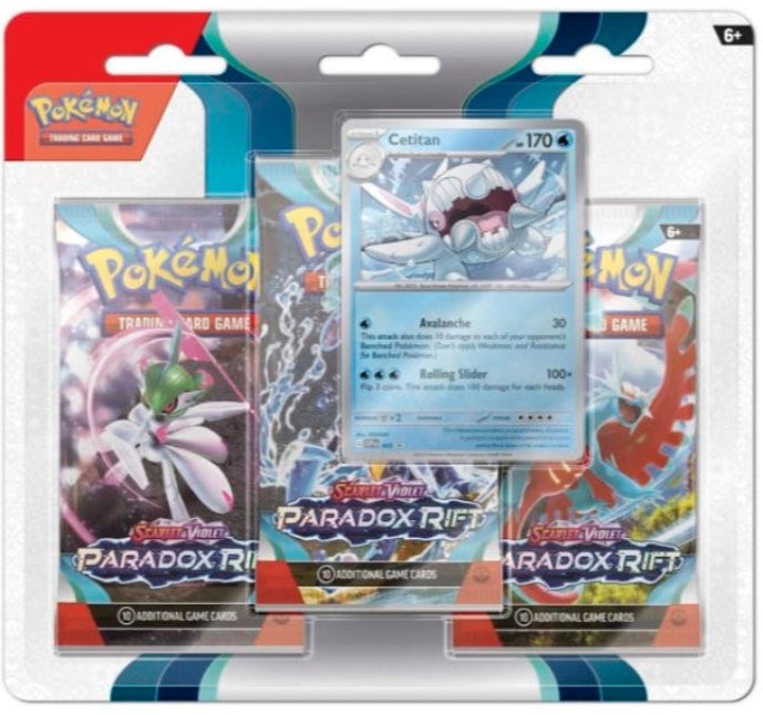 Pokémon TCG - Paradox Rift - 3 Pack Blister (Random Promo)