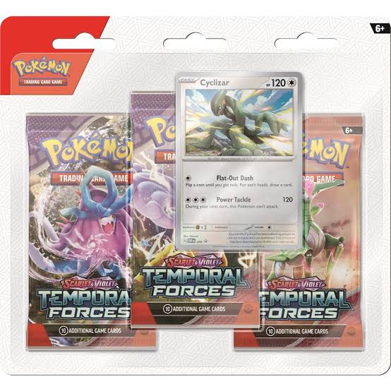 Pokémon TCG - Temporal Forces - 3 Pack Blister (Random Promo)