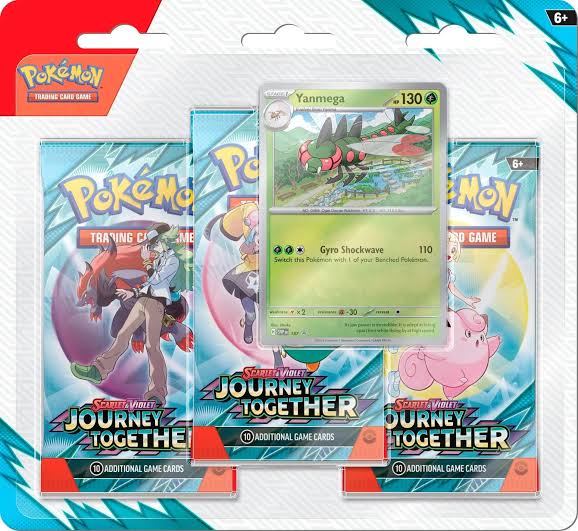 Pokémon TCG - Journey Together - 3 Pack Blister (Random Promo)