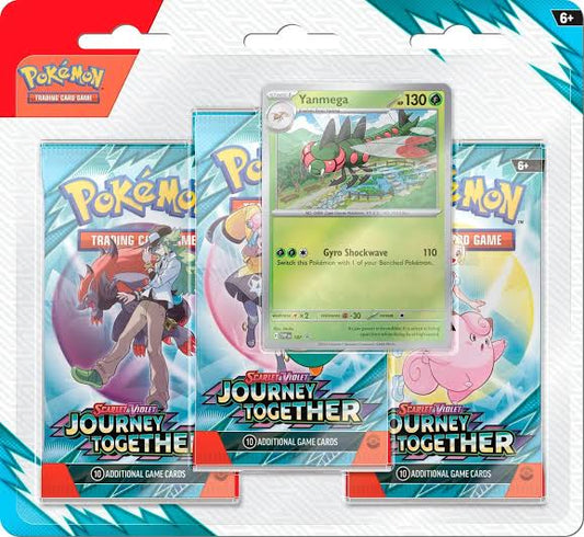 Pokémon TCG - Journey Together - 3 Pack Blister (Random Promo)