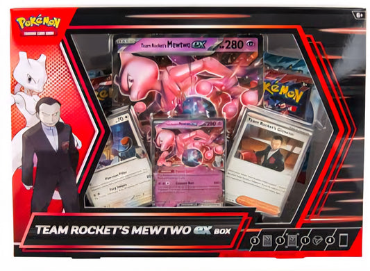 Pokémon TCG - Team Rocket's Mewtwo ex Box