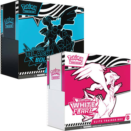 Pokémon TCG: Black Bolt & White Flare Combo - Elite Trainer Box